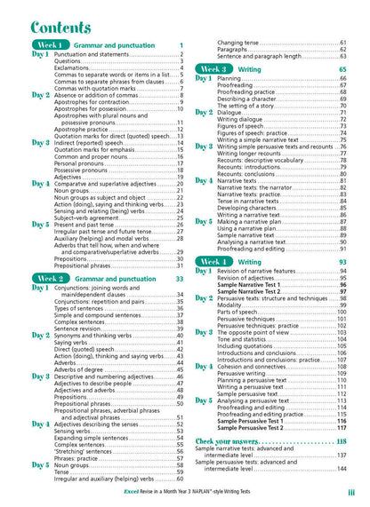Excel Revise in a Month Year 3 NAPLAN*-style Writing Tests