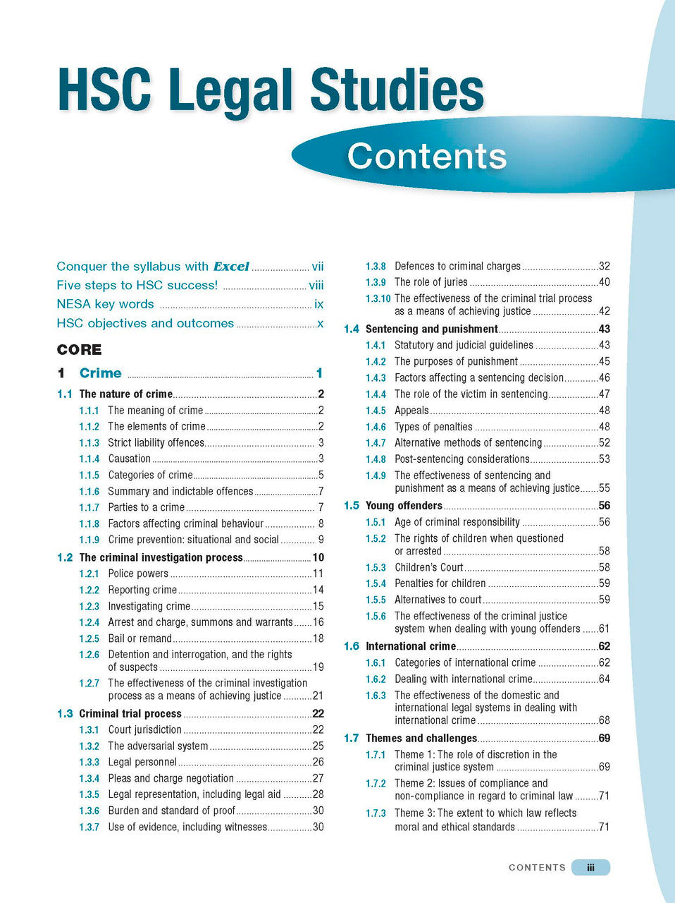 Excel HSC Year 12 Legal Studies Study Guide