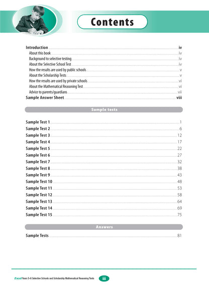 Excel Selective Schools and Scholarship Book Pack Years 5-6