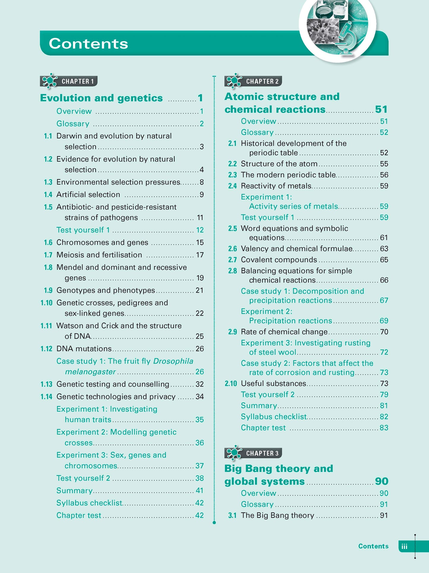 Excel Study Guide - Science Year 10
