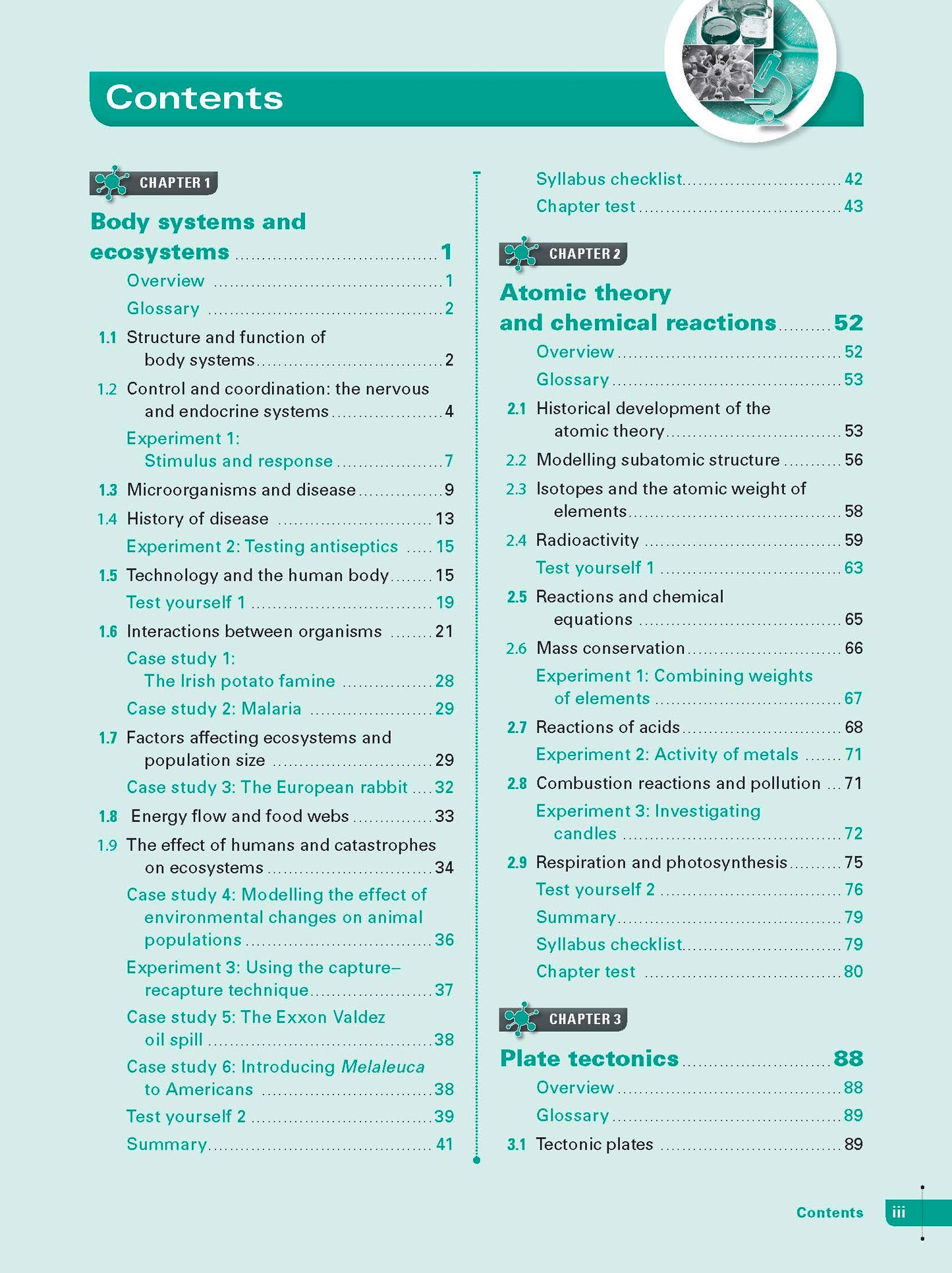 Excel Study Guide - Science Year 9
