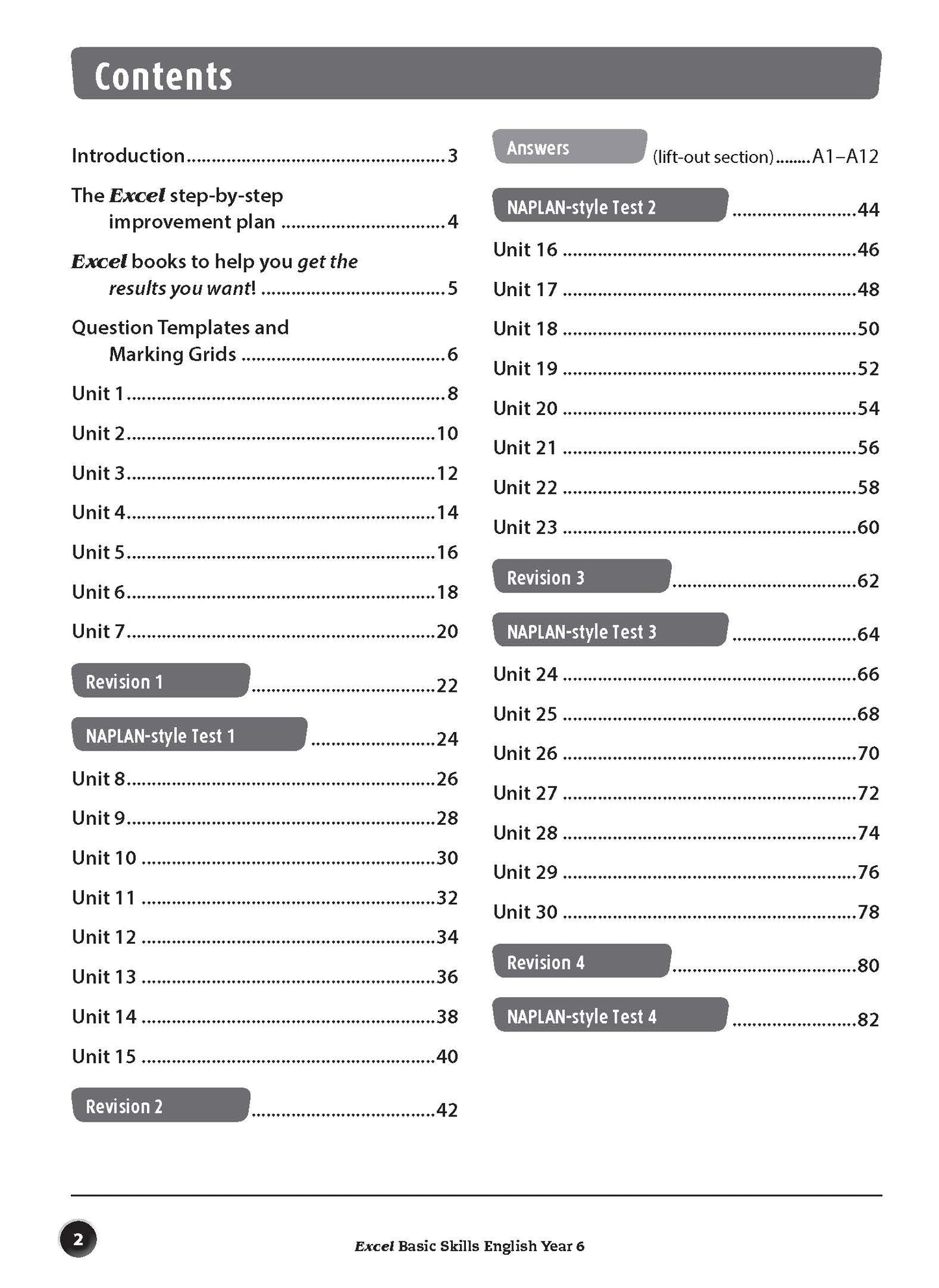 Excel Basic Skills - English Year 6