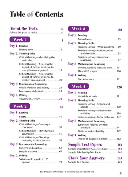Excel Opportunity Class Test Book Pack Years 3-5