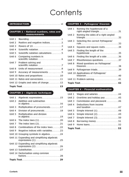 Excel Essential Skills - Mathematics Extension Revision & Exam Workbook Year 9