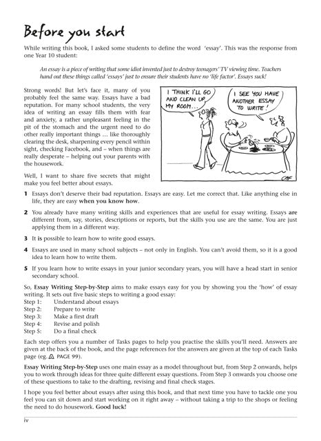 Excel Essential Skills - Essay Writing Step-by-Step Years 7-10