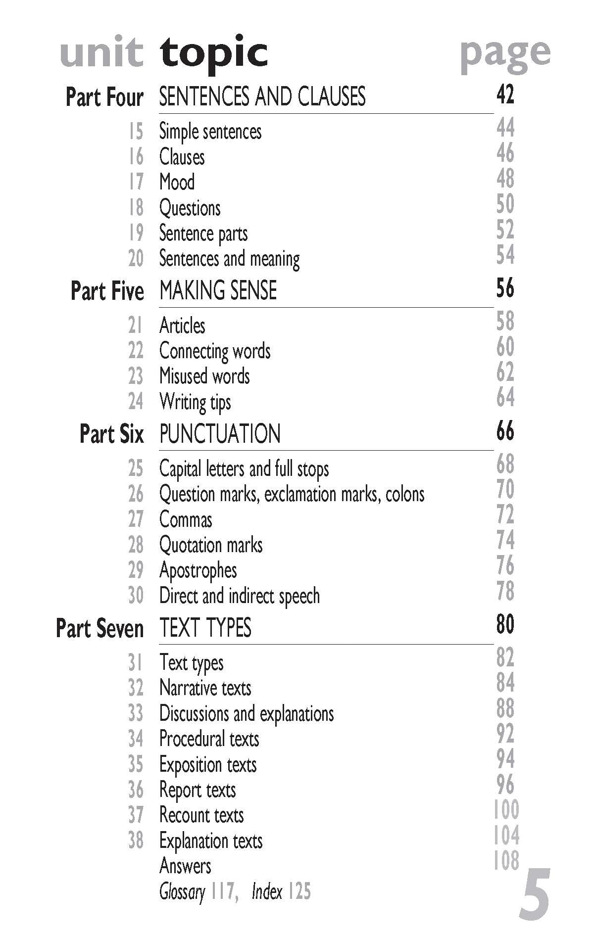 Excel Handbooks - Pascal's Basic Primary Grammar Years 3-6