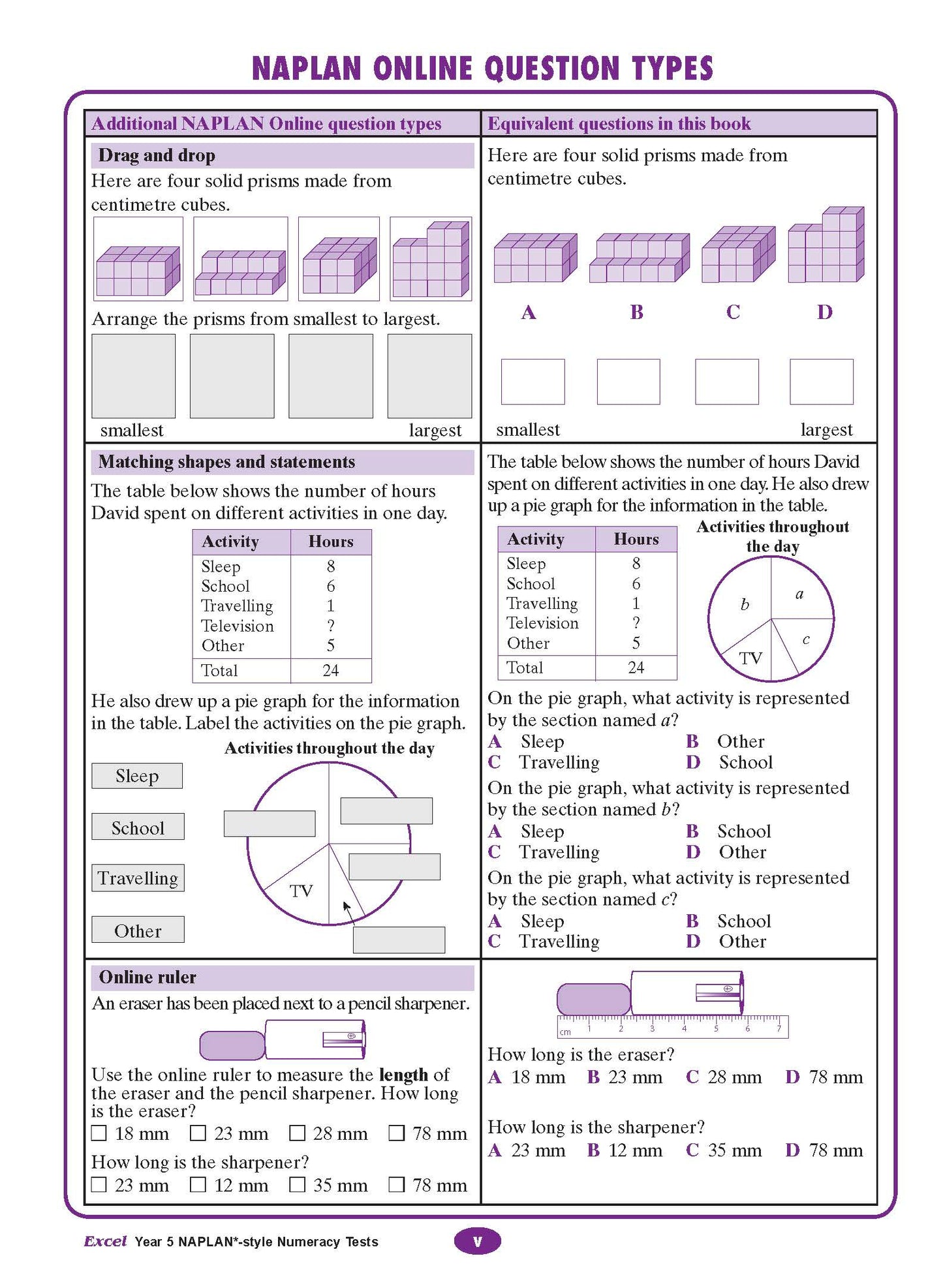 Excel Year 5 NAPLAN*-style Numeracy Tests