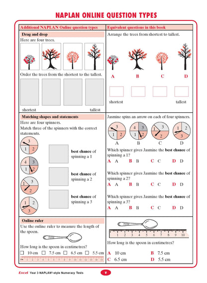 Excel Year 3 NAPLAN*-style Numeracy Tests