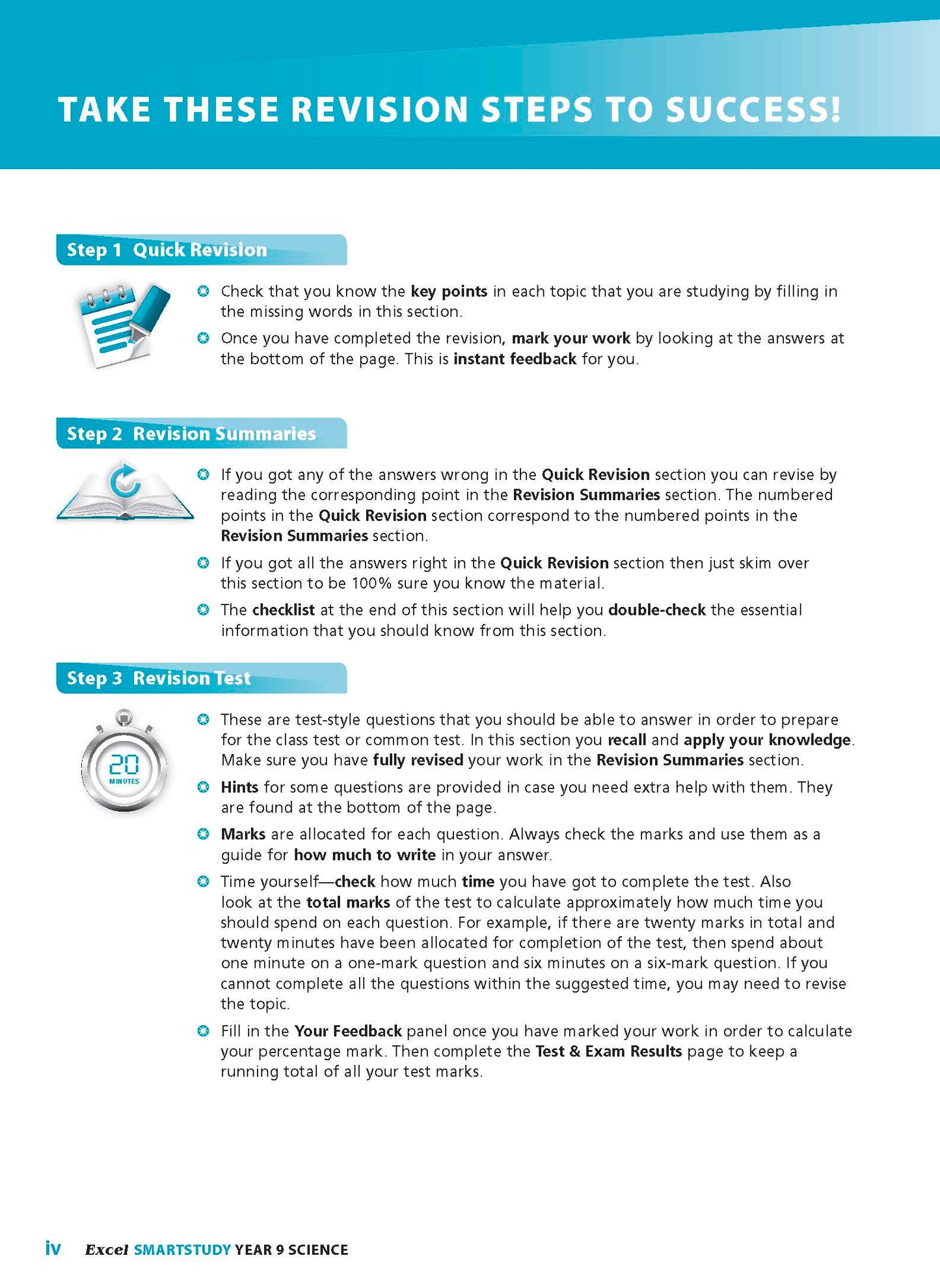 Excel SmartStudy - Science Year 9