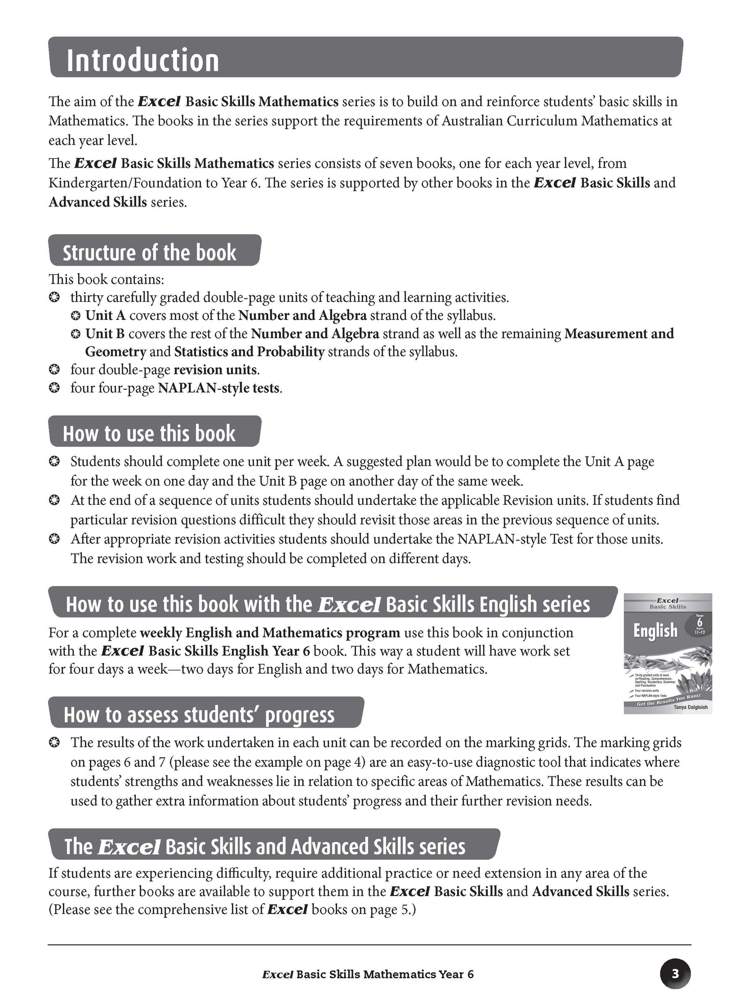 Excel Basic Skills - Mathematics Year 6