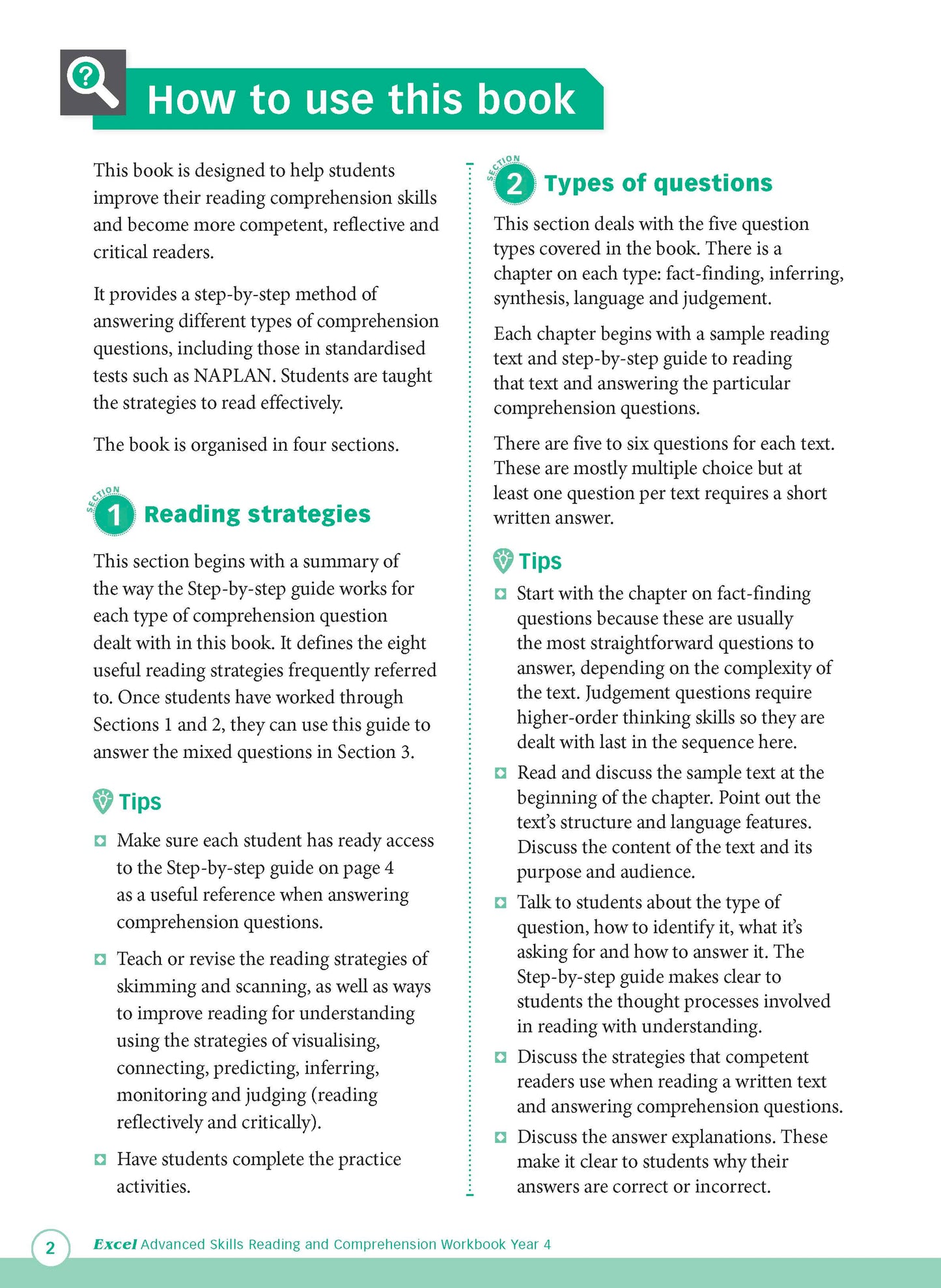 Excel Advanced Skills English Book Pack Year 4