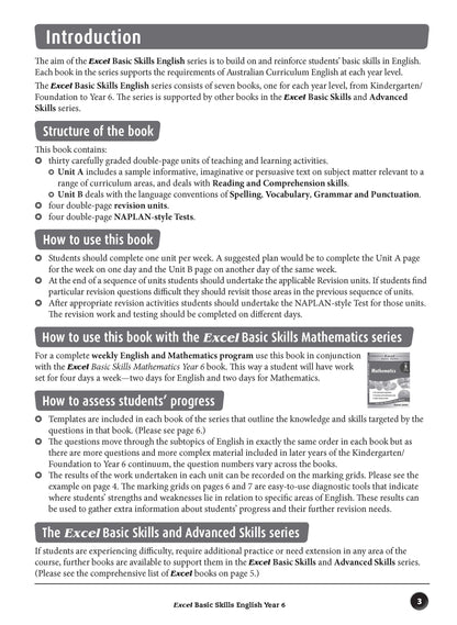 Excel Basic Skills - English Year 6