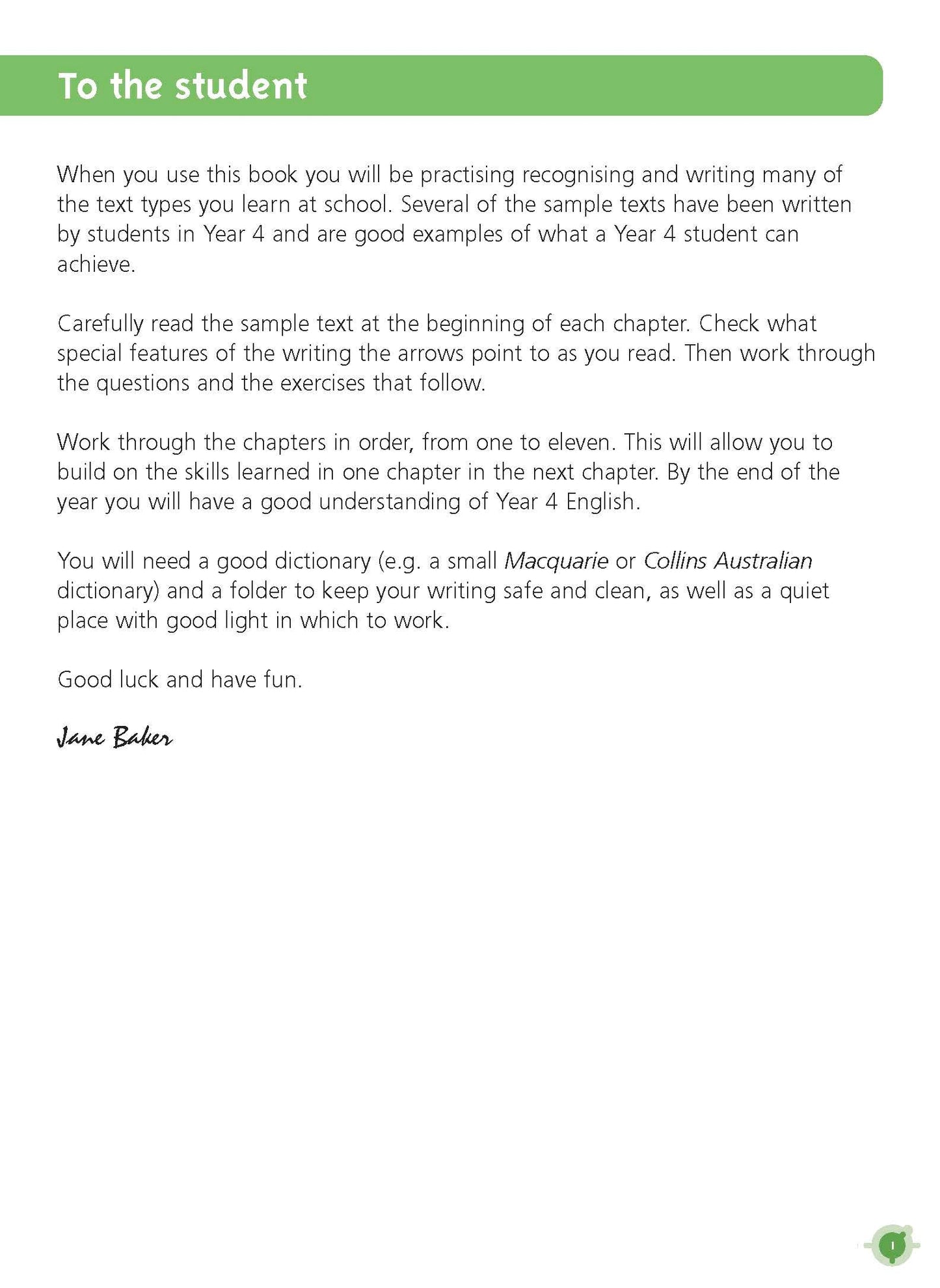 Excel Basic Skills - English Workbook Year 4