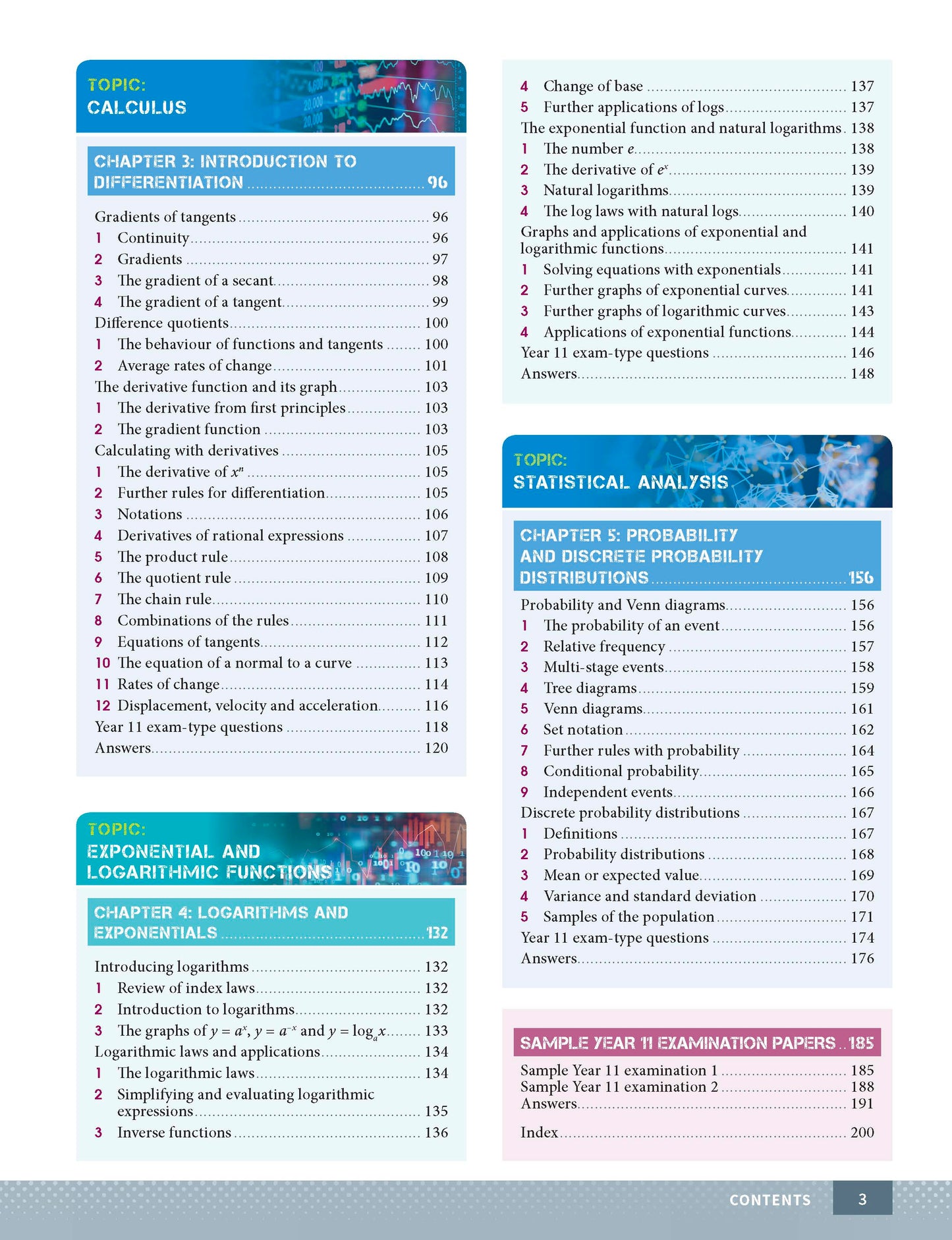 Excel HSC Year 11 Mathematics Advanced Book Pack
