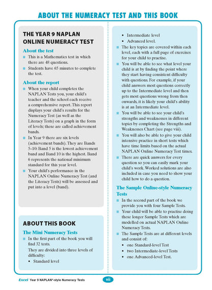 Excel Year 9 NAPLAN*-style Numeracy Tests