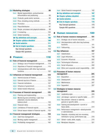 Excel HSC Year 11 Business Studies Study Guide