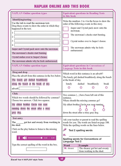 Excel Year 4 NAPLAN*-style Tests