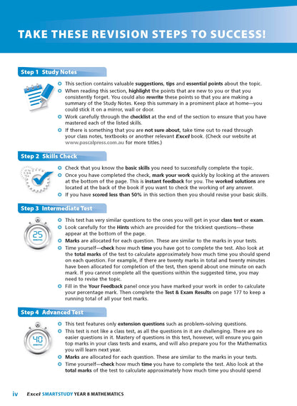 Excel SmartStudy - Mathematics Year 8