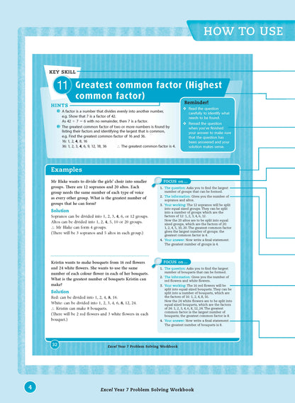 Excel Maths Book Pack Year 7
