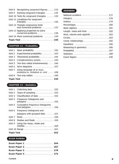 Excel Essential Skills - Mathematics Extension Revision and Exam Workbook Year 8