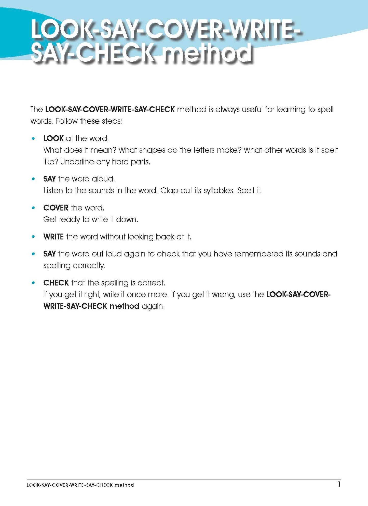 Excel Advanced Skills - Spelling and Vocabulary Workbook Year 2