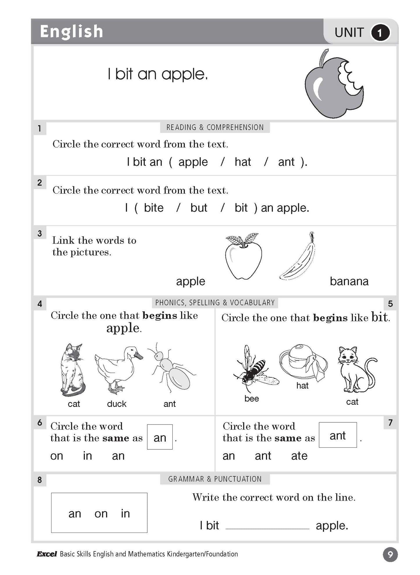 Excel Basic Skills - English and Mathematics Foundation