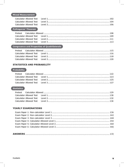 Excel Tests - Mathematics Practice Tests Year 8