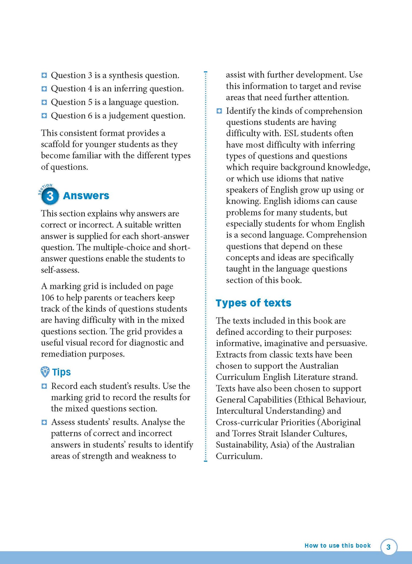 Excel Advanced Skills - Reading and Comprehension Workbook Year 1