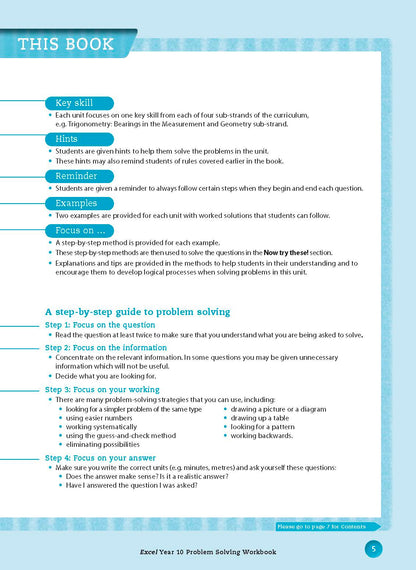 Excel Essential Skills - Problem Solving Workbook Year 10