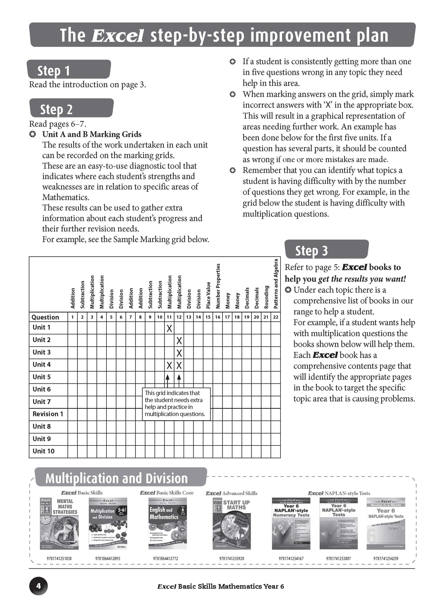 Excel Basic Skills - Mathematics Year 6