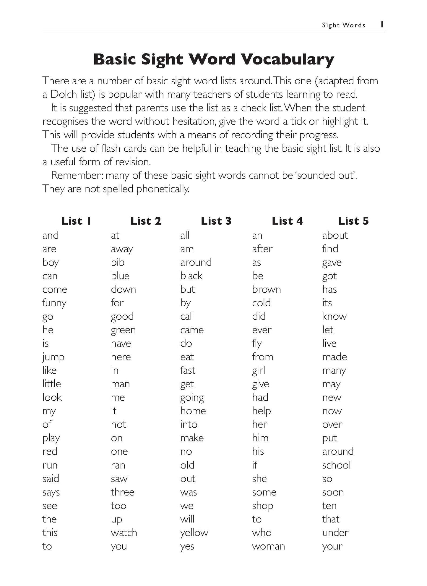 Excel Basic Skills - Reading and Comprehension Years 1-2