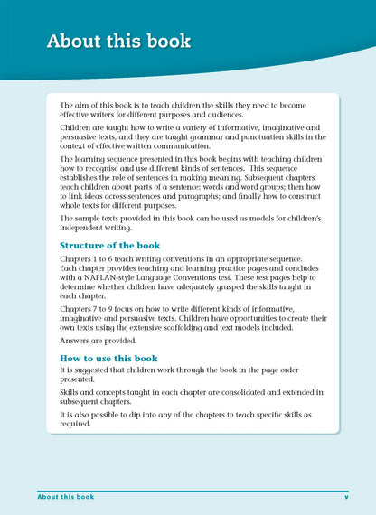 Excel Advanced Skills - Writing Workbook Year 1