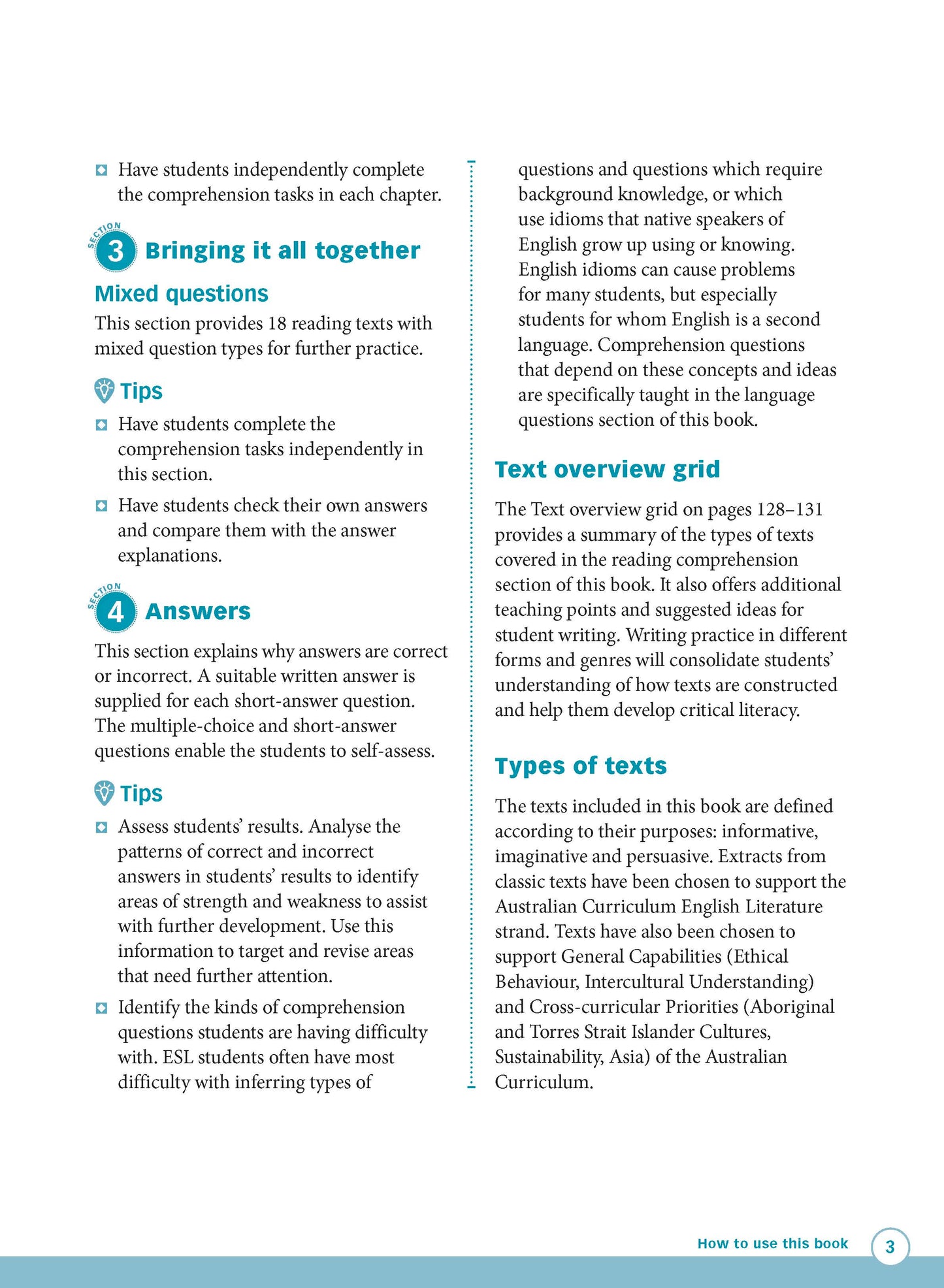 Excel Advanced Skills - Reading and Comprehension Workbook Year 5