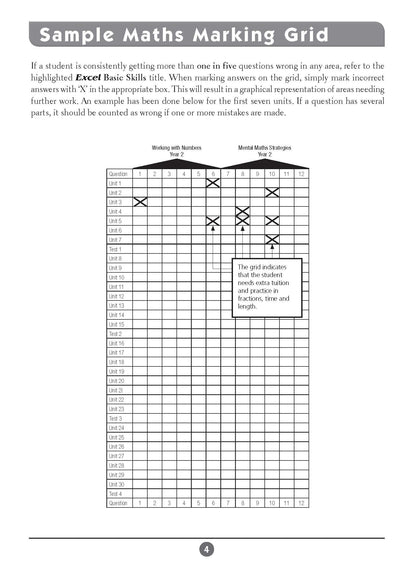 Excel Basic Skills - English and Mathematics Year 2