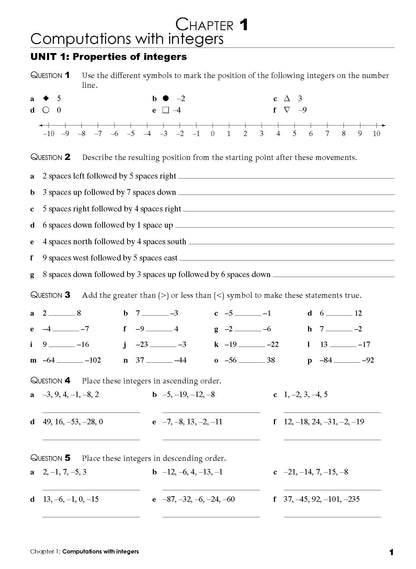 Excel Essential Skills - Mathematics Revision & Exam Workbook Year 8 NE