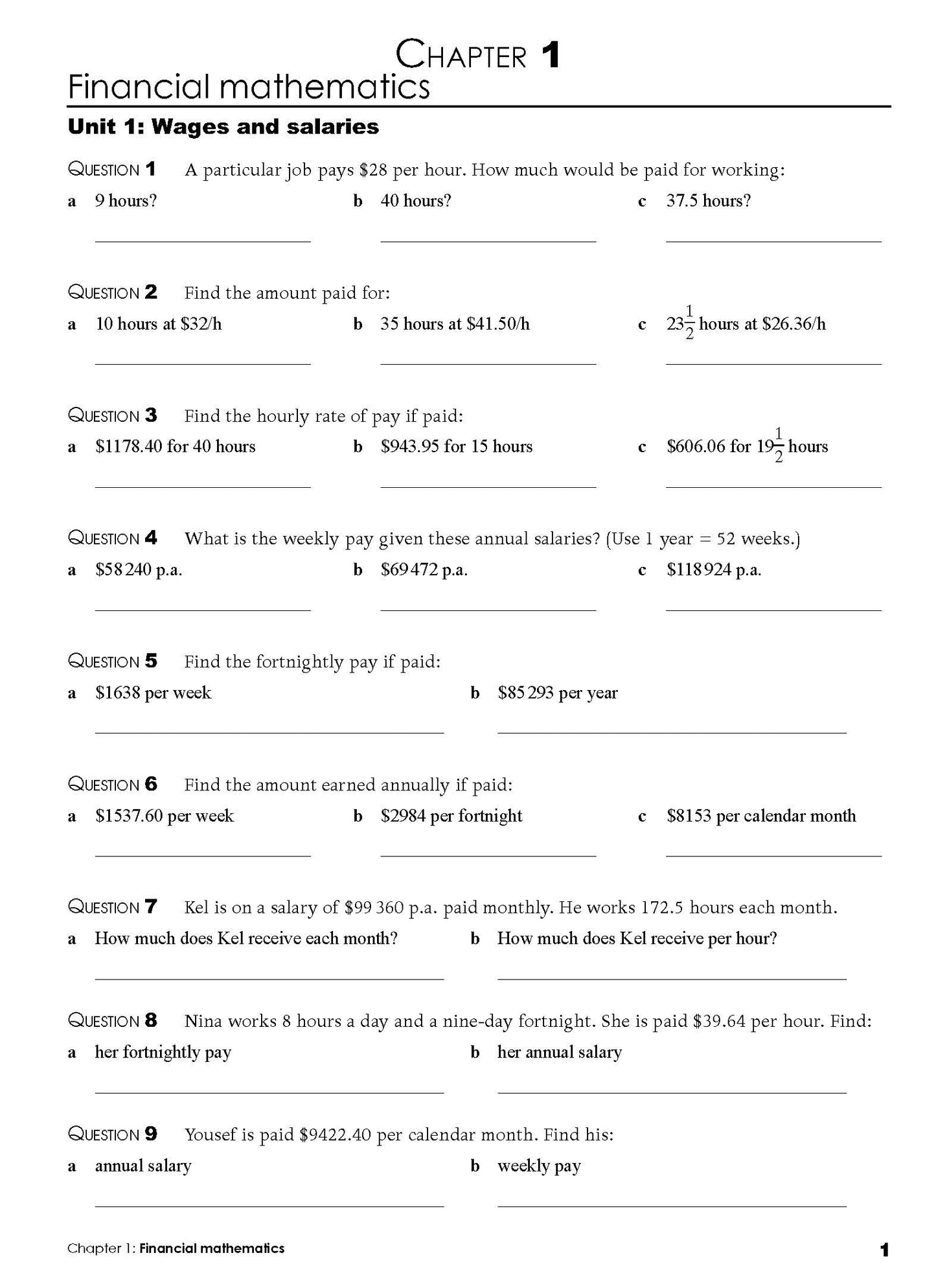 Excel Essential Skills - Mathematics Revision & Exam Workbook Year 9 NE