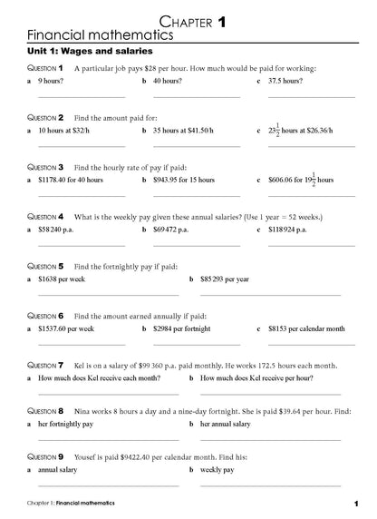 Excel Essential Skills - Mathematics Revision & Exam Workbook Year 9 NE