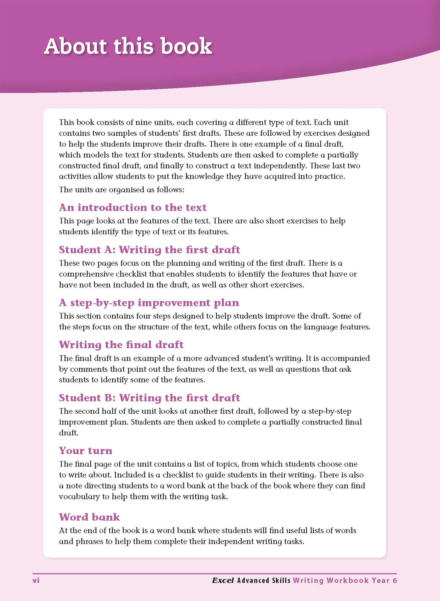 Excel Advanced Skills - Writing Workbook Year 6