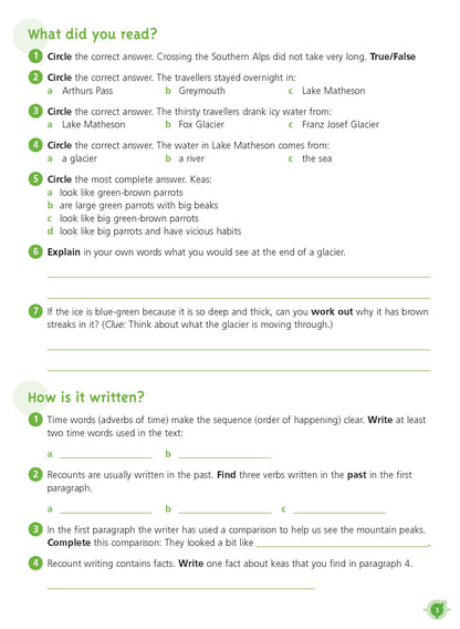 Excel Basic Skills - English Workbook Year 4