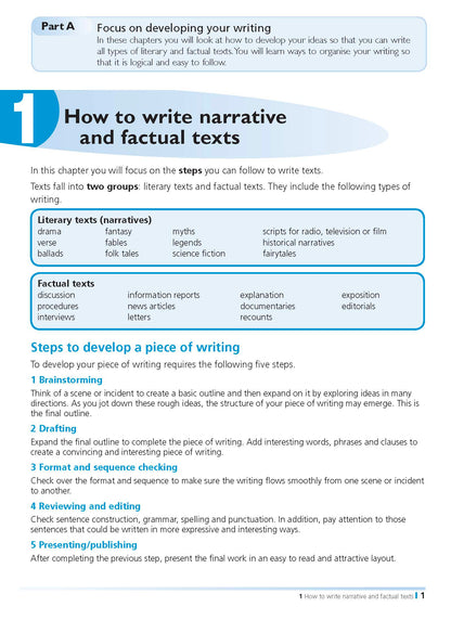 Excel Writer's Handbook - English Years 5-8