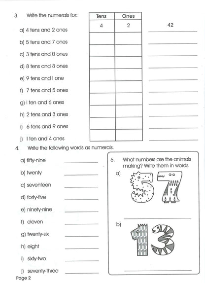Excel Basic Skills - Working With Numbers Year 2