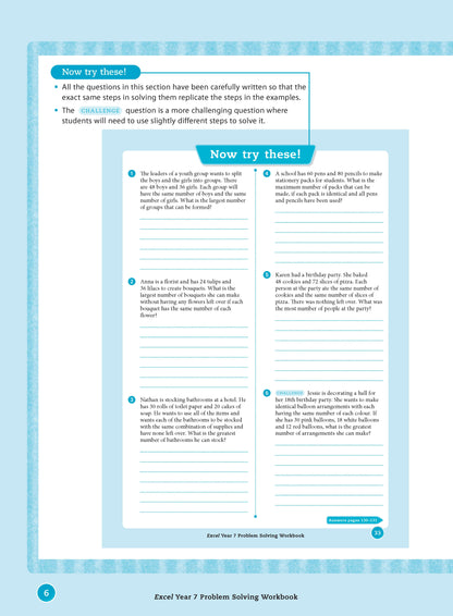 Excel Essential Skills - Problem Solving Workbook Year 7