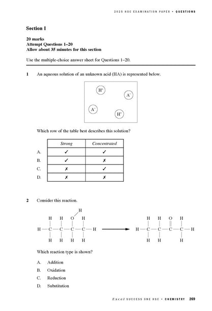 Excel Success One HSC Year 12 Chemistry (2026 Edition)