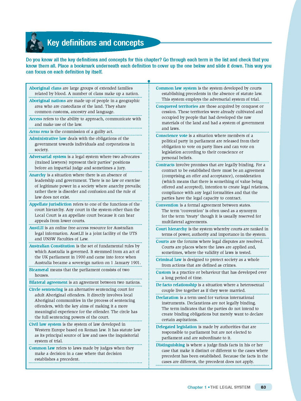 Excel HSC Year 11 Legal Studies Study Guide