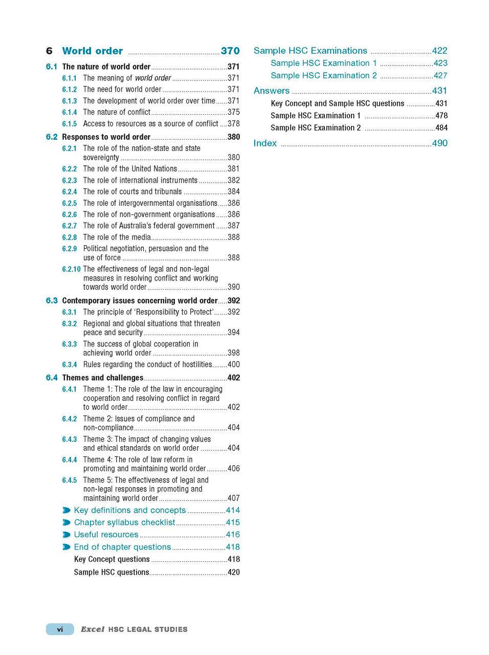 Excel HSC Year 12 Legal Studies Study Guide