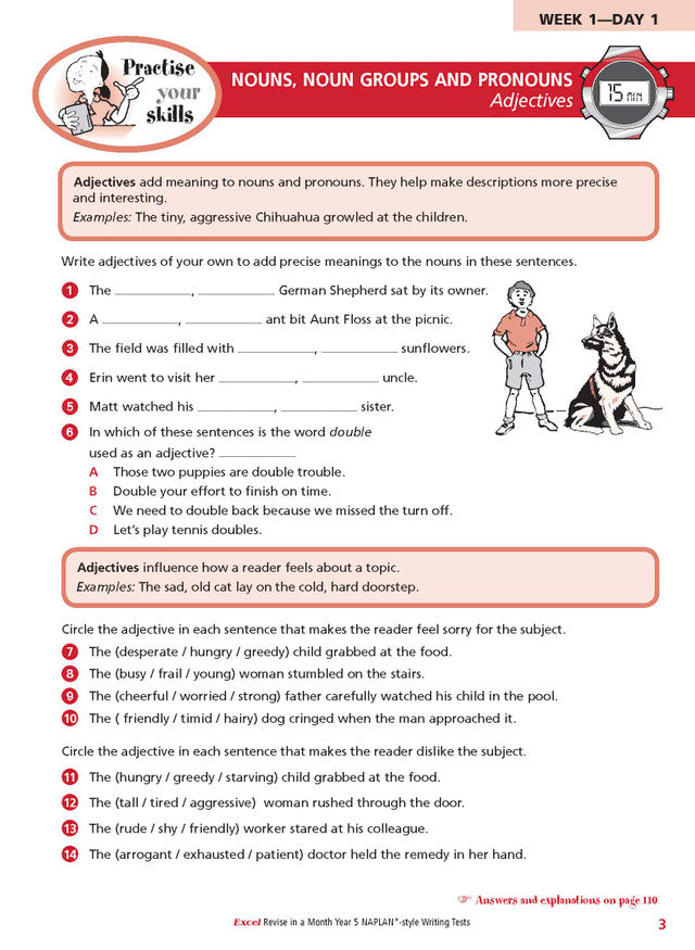 Excel Revise in a Month Year 5 NAPLAN*-style Writing Tests