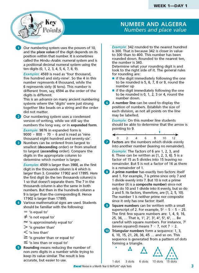 Excel Revise in a Month Year 6 NAPLAN*-style Tests