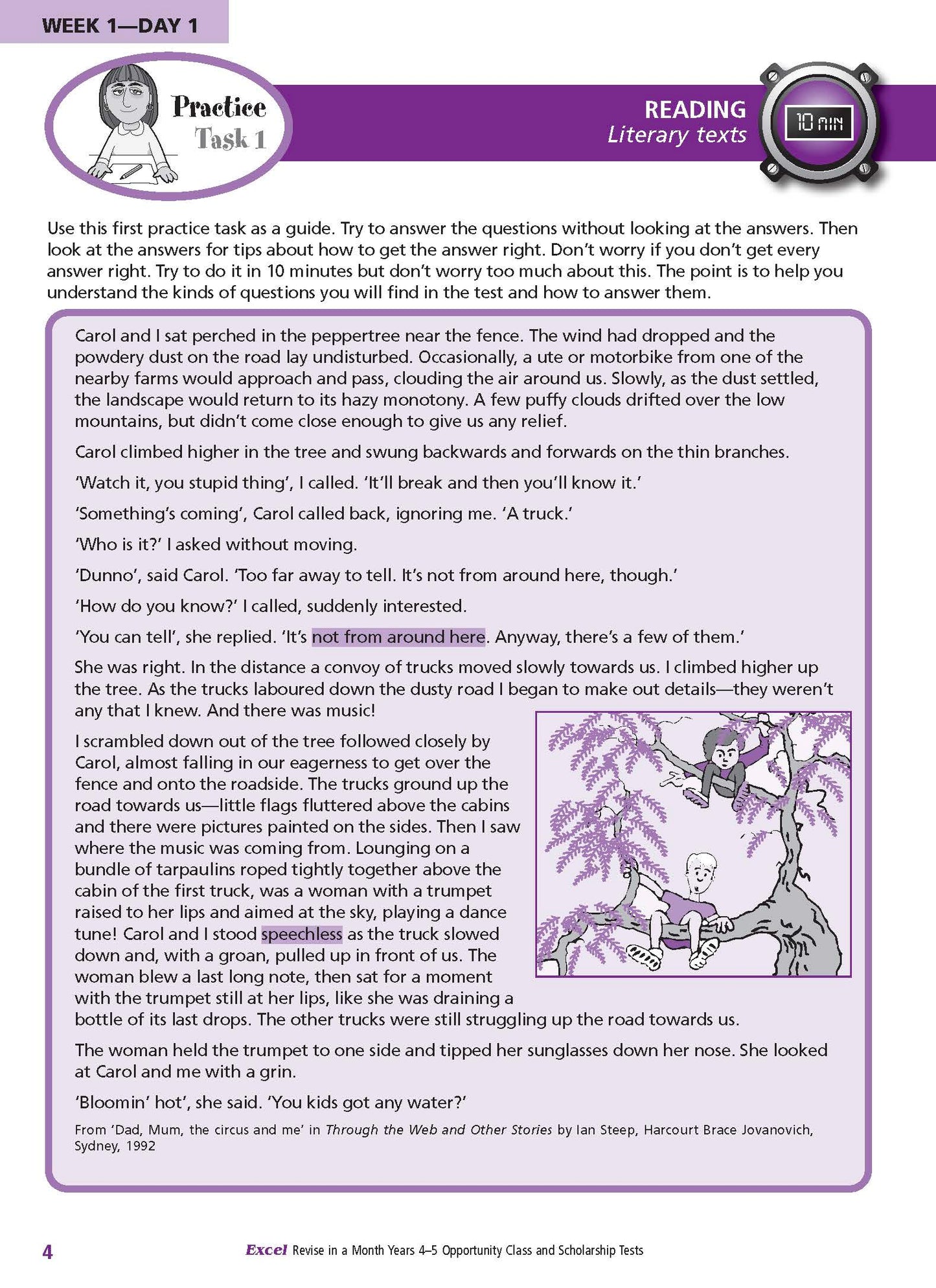 Excel Opportunity Class and Scholarship Tests Years 4-5