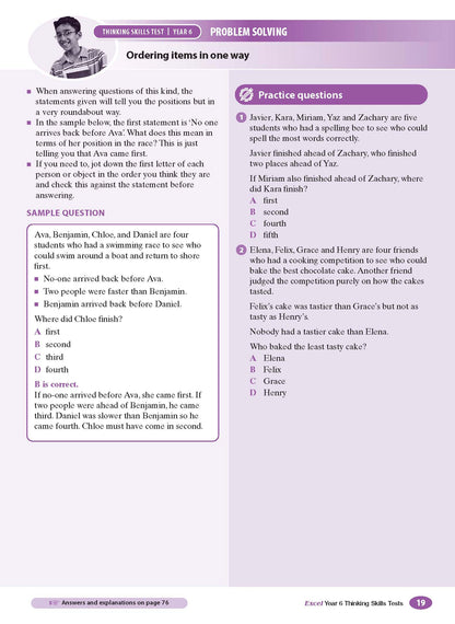 Excel Test Skills - Thinking Skills Tests Year 6