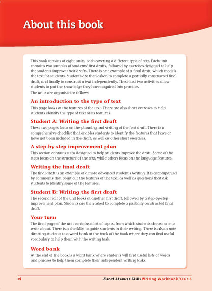 Excel Advanced Skills - Writing Workbook Year 3